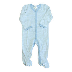 Spendid Boys Blue | White 1-piece footed Pajamas size: 3-6 Months